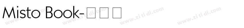 Misto Book字体转换